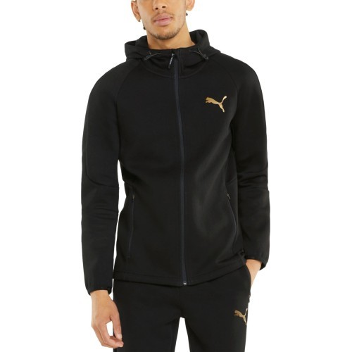 Мужская толстовка Puma Evostripe FZ Hoodie Black 589424 51