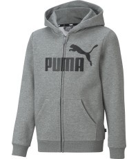 Puma Ess Big Logo FZ Teen Sweatshirt, Grey 586967 03