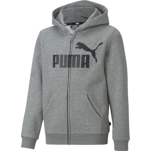 Puma Ess Big Logo FZ jaka pusaudžiem, pelēka 586967 03