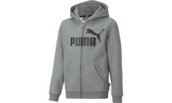 Puma Ess Big Logo FZ Teen Sweatshirt, Grey 586967 03