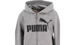 Puma Ess Big Logo FZ jaka pusaudžiem, pelēka 586967 03