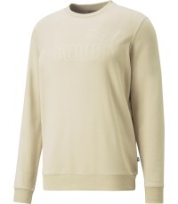Puma Ess Elevated Crew vīriešu sporta džemperis krēmkrāsas 673386 88