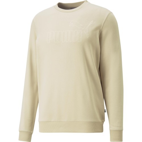 Мужской свитшот Puma Ess Elevated Crew кремовый 673386 88