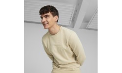 Мужской свитшот Puma Ess Elevated Crew кремовый 673386 88
