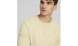 Puma Ess Elevated Crew men's sweatshirt cream 673386 88