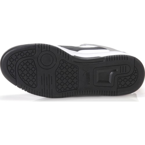 Puma Rebound Layup Lo SL Jr Kids' Sneakers White Black Grey 370490 20