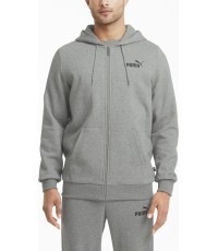Мужская толстовка Puma Ess Small Logo Fz Grey 586702 03