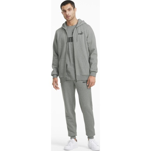 Puma vīriešu džemperis Ess Small Logo Fz Grey 586702 03