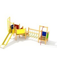 Wooden Kids Playground Model 6-B