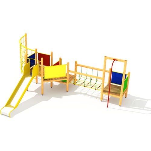 Koka bērnu rotaļu laukums Model 6-B
