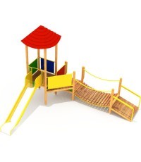 Wooden Kids Playground Model 7-E