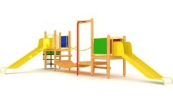 Wooden Kids Playground Model 9-F