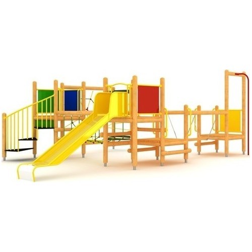 Koka bērnu rotaļu laukums, modelis 11-B