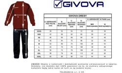 Спортивный костюм Givova Tuta Visa TR018