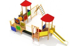 Wooden Kids Playground Model 01-C