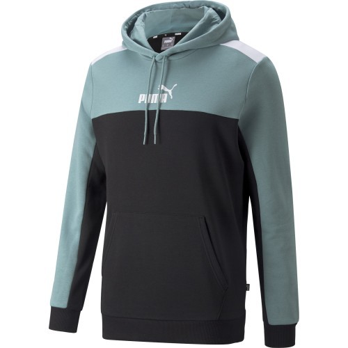 Puma Ess+ Block Men's Hoodie Black Mint 847428 50
