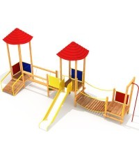Wooden Kids Playground Model 0400E/1