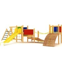 Деревянная детская игровая площадка Model 06-B