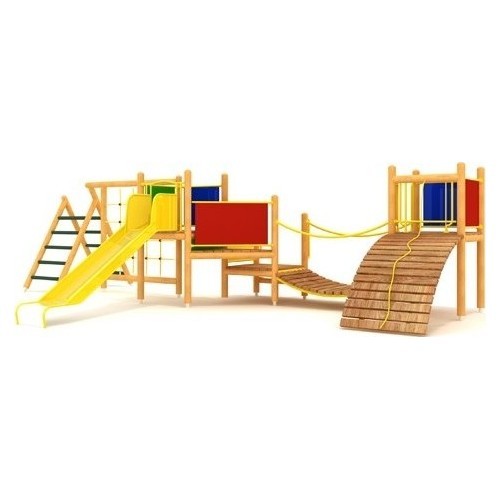 Koka bērnu rotaļu laukums Model 06-B