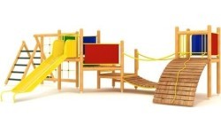 Wooden Kids Playground Model 06-B