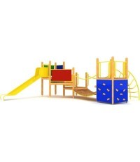 Koka bērnu rotaļu laukums, modelis 05-B