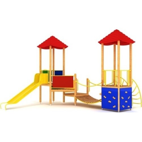 Koka bērnu rotaļu laukums Model 05-A