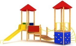 Wooden Kids Playground Model 05-A