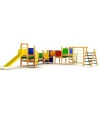 Wooden Kids Playground Model 01-D