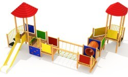 Wooden Kids Playground Model 02-A