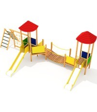 Wooden Kids Playground Model 03-E
