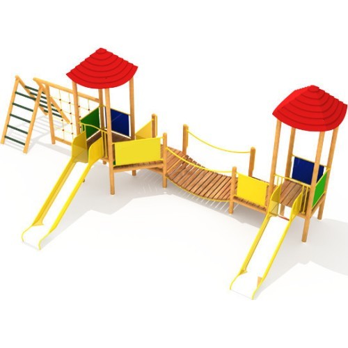 Wooden Kids Playground Model 03-E