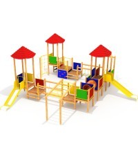 Wooden Kids Playground Model 0501A