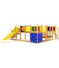 Koka bērnu rotaļu laukums Model 0403B