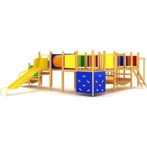 Koka bērnu rotaļu laukums Model 0403B