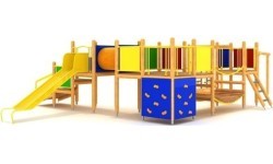 Koka bērnu rotaļu laukums Model 0403B