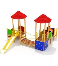 Wooden Kids Playground Model 0402A
