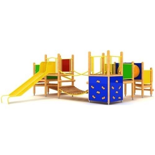 Деревянная детская игровая площадка, модель 0402B