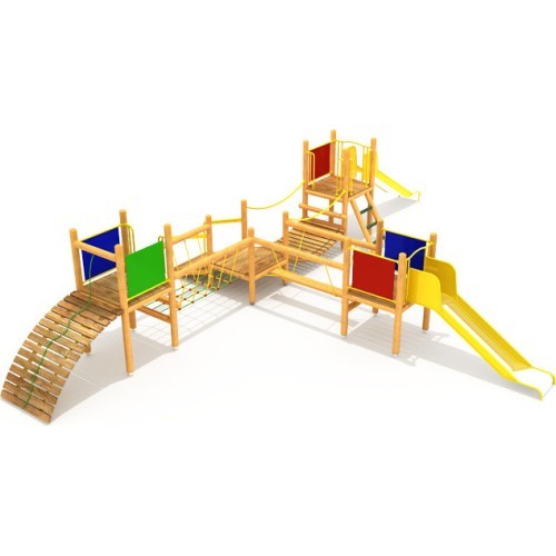 Koka bērnu rotaļu laukums, modelis 0506B