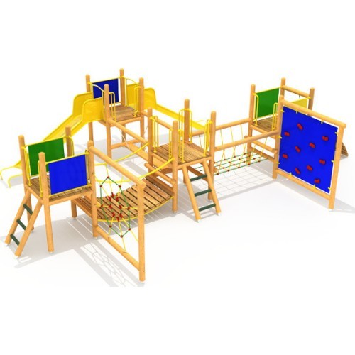 Koka bērnu rotaļu laukums, modelis 0505B