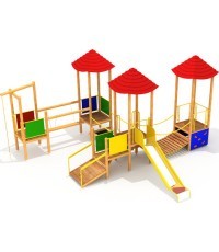 Деревянная детская игровая площадка Model 0504A