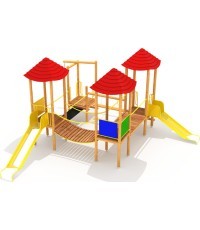 Wooden Kids Playground Model 0502E