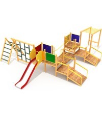 Koka bērnu rotaļu laukums SK-0207
