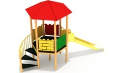 Wooden Kids Playground Model SB-0400