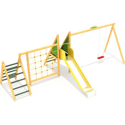 Koka bērnu rotaļu laukums Model 0607