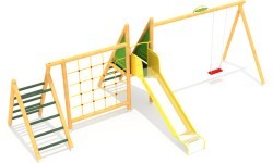 Деревянная детская игровая площадка Model 0607