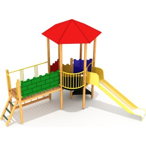 Koka bērnu rotaļu laukums SB-0100
