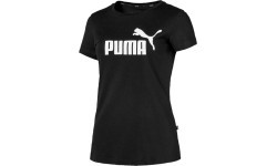 Женская футболка Puma Ess Logo Tee Cott Black 851787 01
