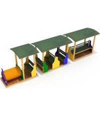 Wooden Kids Playground Model GT-4009