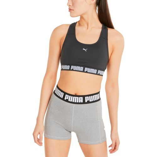 Puma Mid Impact Strong women's sports bra, black 521599 01