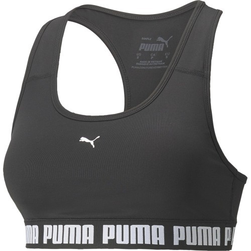 Puma Mid Impact Strong women's sports bra, black 521599 01